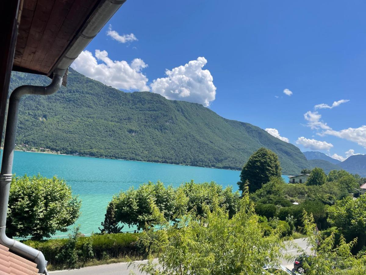 Rare 2 Bedroom With Private Beach On Lake Annecy Doussard Exterior foto